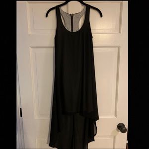 Black Low to High Dress